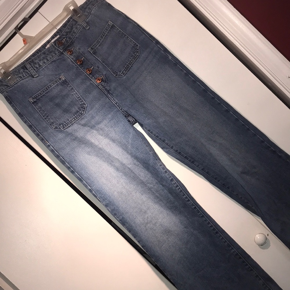 Denim high waist jeans